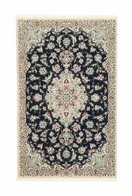  Oriental Nain 9La Sherkat Farsh Rug 90X142 Black/Beige Wool, Persia/Iran