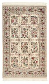  Isfahan Ordito In Seta Tappeto 80X135 Persiano Di Lana Marrone/Beige Piccolo