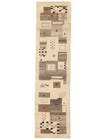 79X318 Gabbeh Loribaft Vloerkleed Modern Tapijtloper Beige/Bruin (Wol, India) Carpetvista