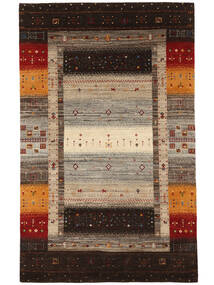 Gabbeh Loribaft Tæppe 120X190 Sort/Brun Uld, Indien Carpetvista