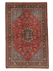  Persischer Sarough Fine Teppich 137X215 Dunkelrot/Braun (Wolle, Persien/Iran)