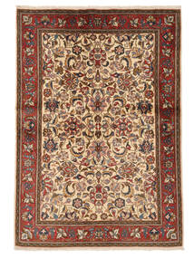  Orientalsk Sarough Fine Tæppe 142X205 Brun/Orange Uld, Persien/Iran Carpetvista