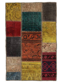  60X90 Vintage Small Patchwork Rug Wool, Carpetvista