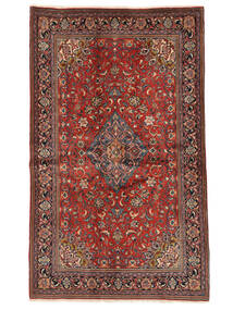 131X212 Tappeto Orientale Saruk Fine Rosso Scuro/Marrone (Lana, Persia/Iran) Carpetvista