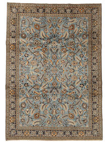 245X353 Alfombra Ghom Kork/De Seda Oriental Marrón/Negro (Lana, Persia/Irán) Carpetvista