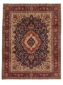  Persan Tabriz Covor 253X325 Negru/Dark Red Carpetvista