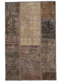 Tappeto Patchwork 60X90 Marrone/Nero (Lana, Persia/Iran)