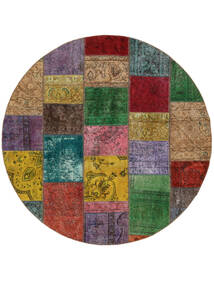  Ø 200 Vintage Patchwork Rug Wool, Carpetvista