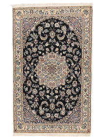  Persian Nain Fine 9La Rug 93X149 Black/Brown Carpetvista