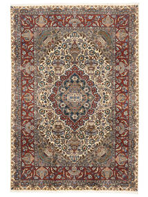 198X287 Kashmar Fine Teppe Orientalsk Brun/Svart (Ull, Persia/Iran) Carpetvista