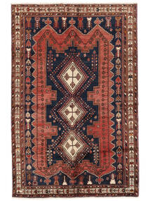 Tappeto Persiano Afshar/Sirjan 174X260 Nero/Rosso Scuro (Lana, Persia/Iran)