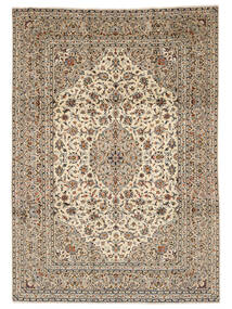  Oriental Keshan Fine Rug 246X348 Brown/Orange Wool, Persia/Iran Carpetvista