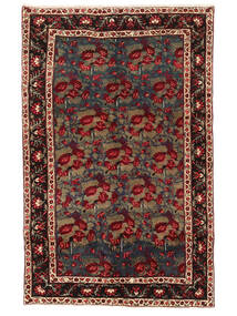  Oosters Afshar/Sirjan Vloerkleed 156X243 Zwart/Donkerrood Wol, Perzië/Iran Carpetvista