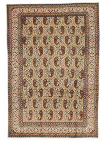 205X297 Dywan Kerman Fine Orientalny Brunatny/Czarny (Wełna, Persja/Iran) Carpetvista