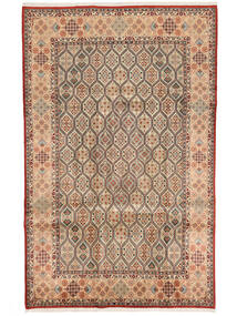  207X324 Abadeh Fine Rug Brown/Dark Red Persia/Iran Carpetvista