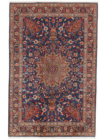 Tappeto Persiano Moud Sherkat Farsh 202X310 Rosso Scuro/Nero (Lana, Persia/Iran)