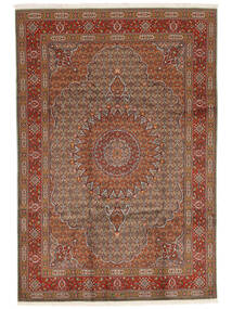 208X302 Moud Teppich Orientalischer Braun/Dunkelrot (Wolle, Persien/Iran) Carpetvista