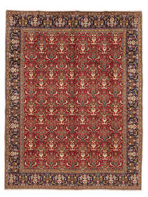  Tabriz Tappeto 300X388 Persiano Di Lana Rosso Scuro/Marrone Largo Carpetvista