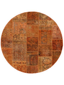  Persan Patchwork Covor Ø 150 Maro/Dark Red Carpetvista