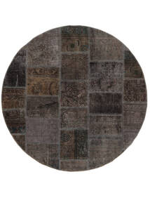  Ø 150 Vintage Mały Patchwork Dywan Wełna, Carpetvista