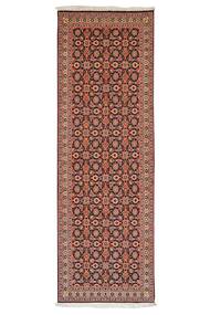  Oriental Tabriz 50 Raj Rug 67X200 Runner
 Dark Red/Brown Wool, Persia/Iran