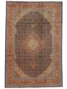  Orientalsk Tabriz 40 Raj Teppe 194X291 Brun/Svart Ull, Persia/Iran Carpetvista