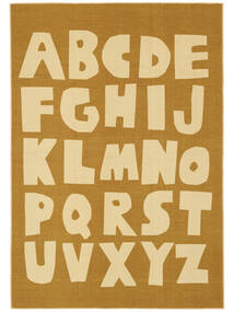 Kitchen Rug
 Alphabet 160X230 Cotton Mustard Yellow/Light Yellow