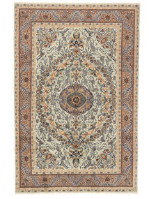  Moud Sherkat Farsh 196X296 Persisk Uldtæppe Brun/Orange Carpetvista