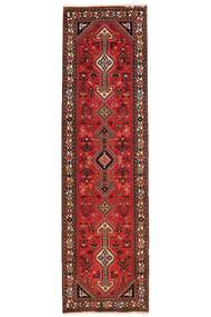  Oriental Abadeh Rug 81X309 Runner
 Dark Red/Black Wool, Persia/Iran