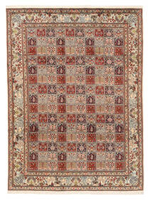  Moud Rug 240X335 Persian Wool Brown/Dark Red Large Carpetvista