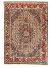 245X340 Alfombra Moud Oriental Marrón/Rojo Oscuro (Lana, Persia/Irán) Carpetvista