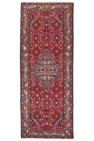 76X200 Tappeto Asadabad Orientale Passatoie Rosso Scuro/Nero (Lana, Persia/Iran)