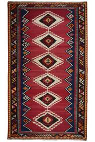  Kilim Vintage 168X294 Vintage Perzsa Gyapjúszőnyeg Fekete/Sötétpiros