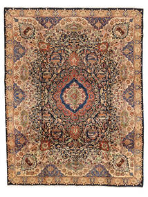  Kashmar Fine 296X379 Persisk Ullteppe Brun/Svart Stort Carpetvista