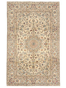  Persischer Keshan Teppich 194X308 Orange/Braun (Wolle, Persien/Iran)