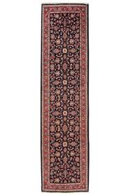  75X298 Kashan Covor Traverse Hol Negru/Dark Red Persia/Iran
