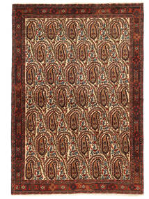 128X183 Afshar/Sirjan Rug Oriental Black/Brown (Wool, Persia/Iran) Carpetvista