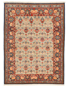 Alfombra Oriental Varamin 157X210 Marrón/Rojo Oscuro (Lana, Persia/Irán)