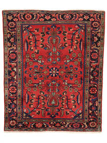  Oosters Lillian Vloerkleed 157X191 Donkerrood/Zwart Wol, Perzië/Iran Carpetvista