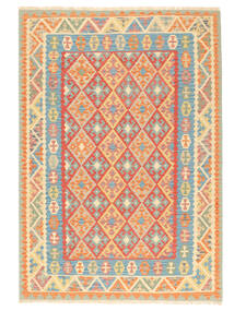  Kilim Qashqai Szőnyeg 208X297 Perzsa Narancssárga/Piros Carpetvista