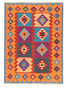  Perzsa Kilim Qashqai Szőnyeg 174X236 Narancssárga/Sötétpiros Carpetvista