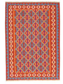  Kilim Kaszkaj Dywan 174X246 Perski Ciemnoczerwony/Czerwony Carpetvista