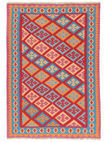  167X242 Kilim Qashqai Szőnyeg Sötétpiros/Narancssárga Perzsia/Irán
 Carpetvista