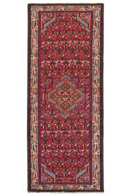 76X193 Tappeto Asadabad Orientale Passatoie Rosso Scuro/Nero (Lana, Persia/Iran)