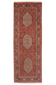 73X207 Tappeto Bidjar Takab/Bukan Orientale Passatoie Rosso Scuro/Marrone (Lana, Persia/Iran)