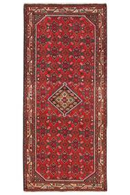 Alfombra Oriental Asadabad 81X187 De Pasillo Rojo Oscuro/Negro (Lana, Persia/Irán)