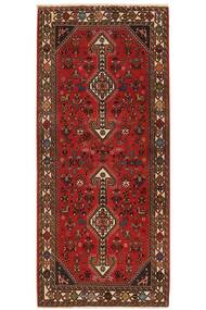 Alfombra Oriental Abadeh 83X188 De Pasillo Rojo Oscuro/Negro (Lana, Persia/Irán)