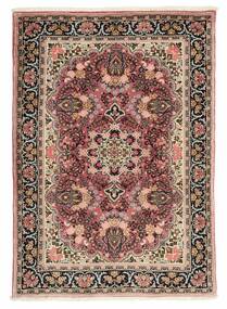 Tappeto Orientale Sarouk 110X158 Marrone/Rosso Scuro (Lana, Persia/Iran)