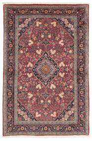  Hamadan Alfombra 105X162 Persa De Lana Rojo Oscuro/Negro Pequeño