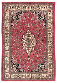 Alfombra Sarouk 105X157 Rojo Oscuro/Marrón (Lana, Persia/Irán)